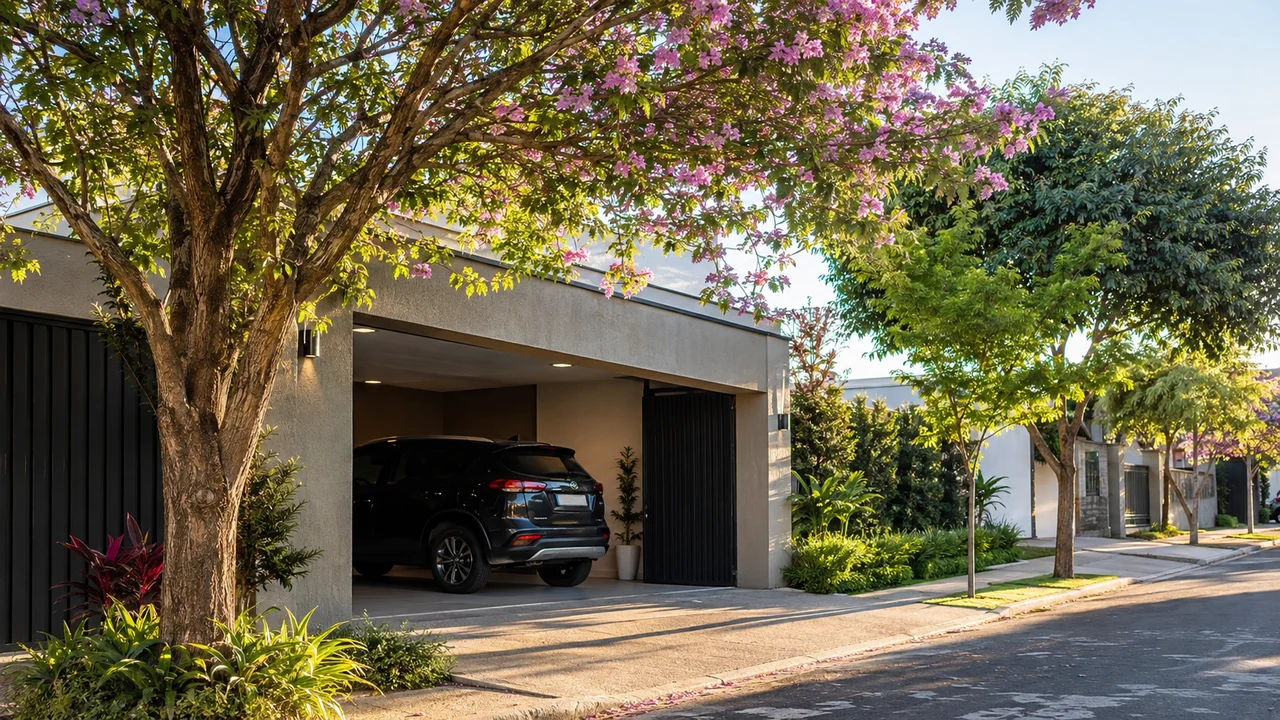 3 Regras de Ouro para Plantar Árvores na Garagem Sem Destruir o Pavimento