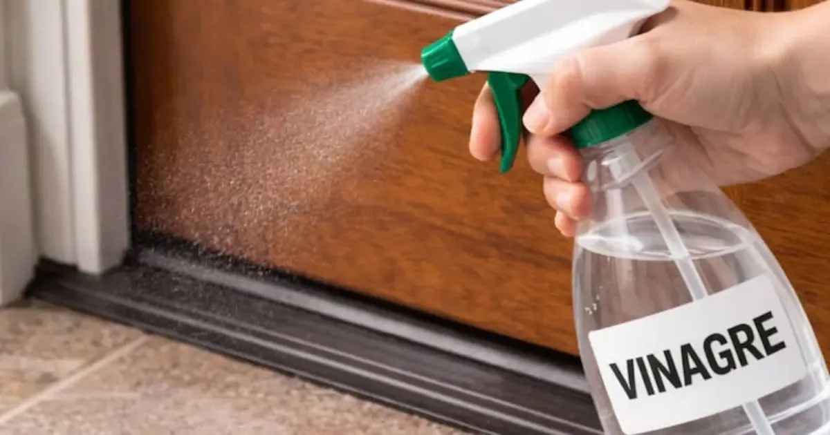 A Razão Pela Qual Deve Pulverizar Vinagre Branco na Porta de Casa