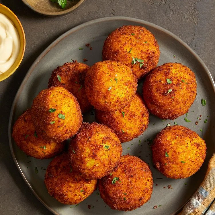Arancini de açafrão