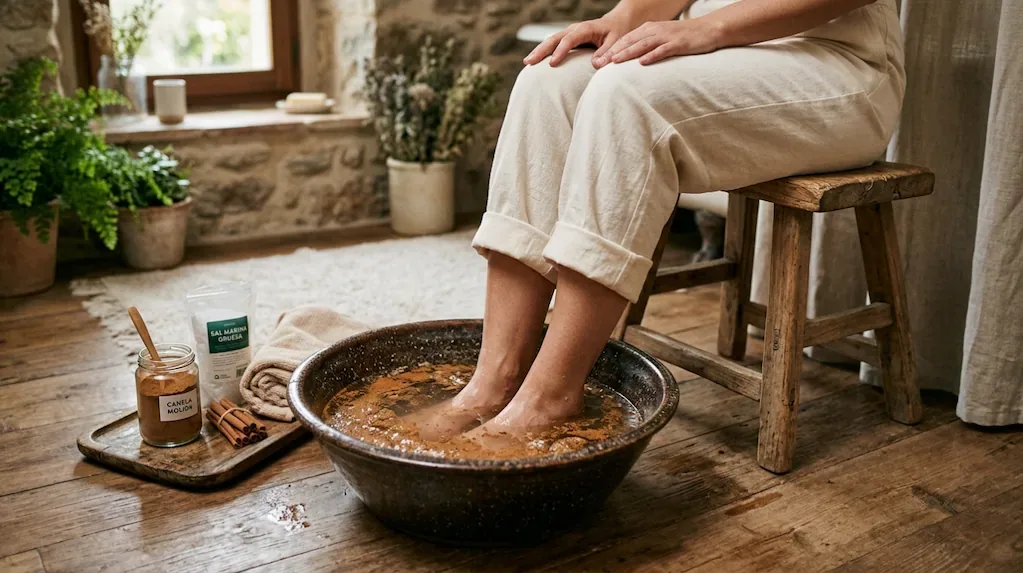 Banho de Pés com Canela e Sal: Benefícios e Cuidados Essenciais
