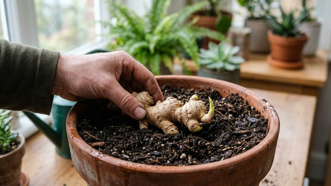 Como cultivar gengibre em casa e colher rizomas ao fim de 8 meses