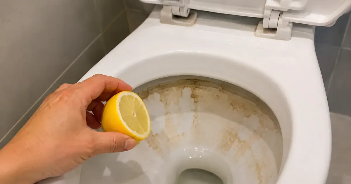 Como Eliminar o Calcário da Sanita Usando Apenas Um Ingrediente Natural