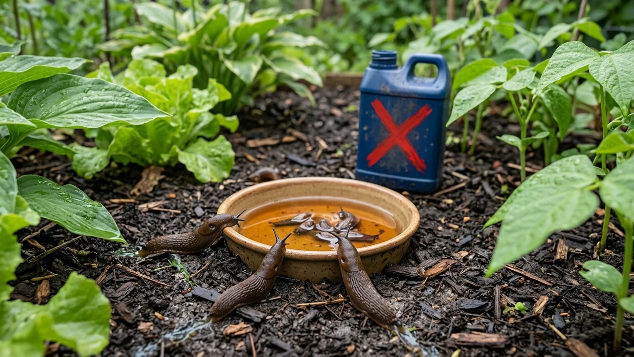 Como Fazer a Armadilha de Cerveja Que Elimina Lesmas e Caracóis da Horta