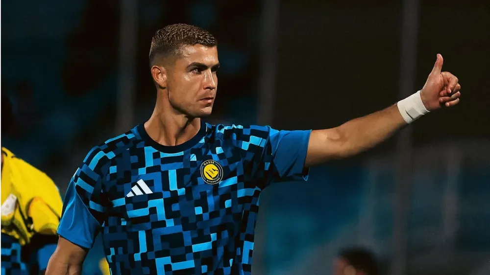Cristiano Ronaldo defendendo o Al-Nassr na temporada 2026-2027 — Foto: Instagram