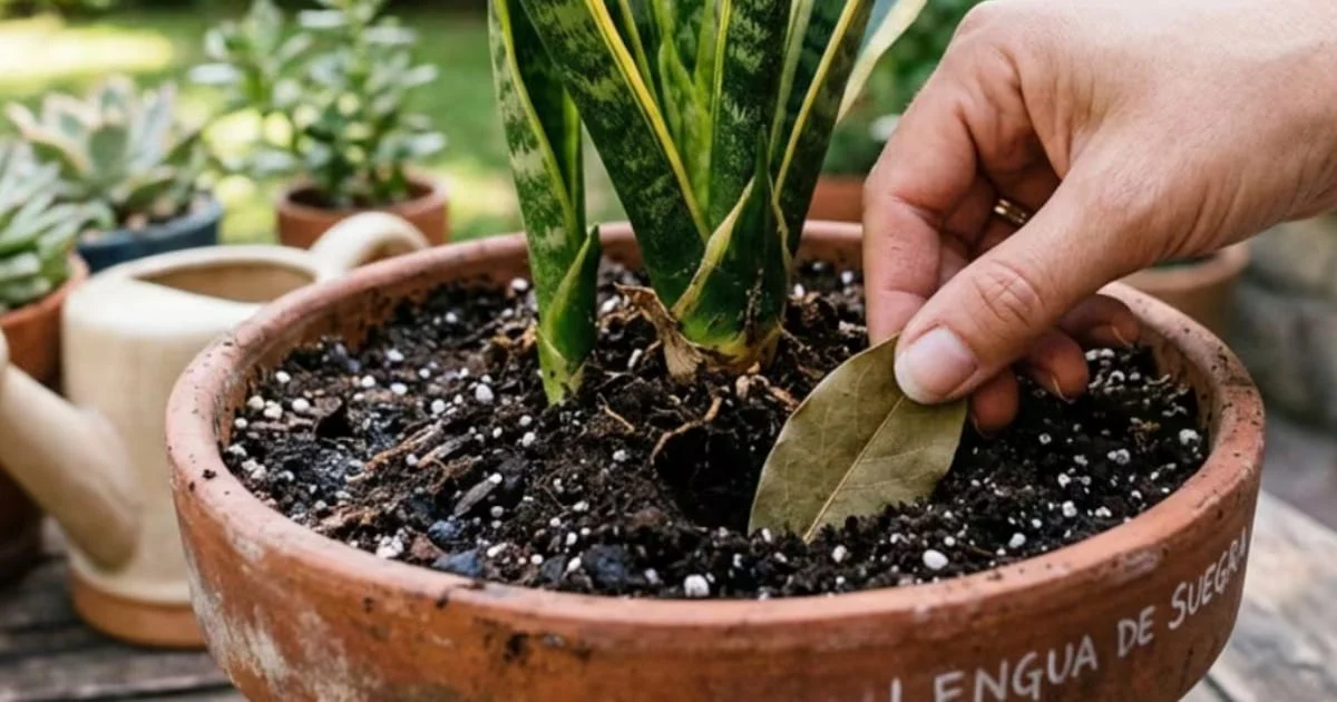Enterrar una hoja de laurel en la lengua de suegra: para qué sirve y por qué lo recomiendan