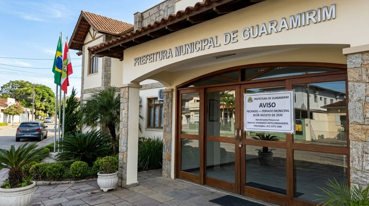 Guaramirim celebra feriado municipal em 28 de agosto: confira o que muda na cidade