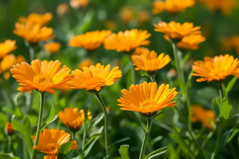 La caléndula se caracteriza por sus flores de colores vibrantes. (Foto: AdobeStock)