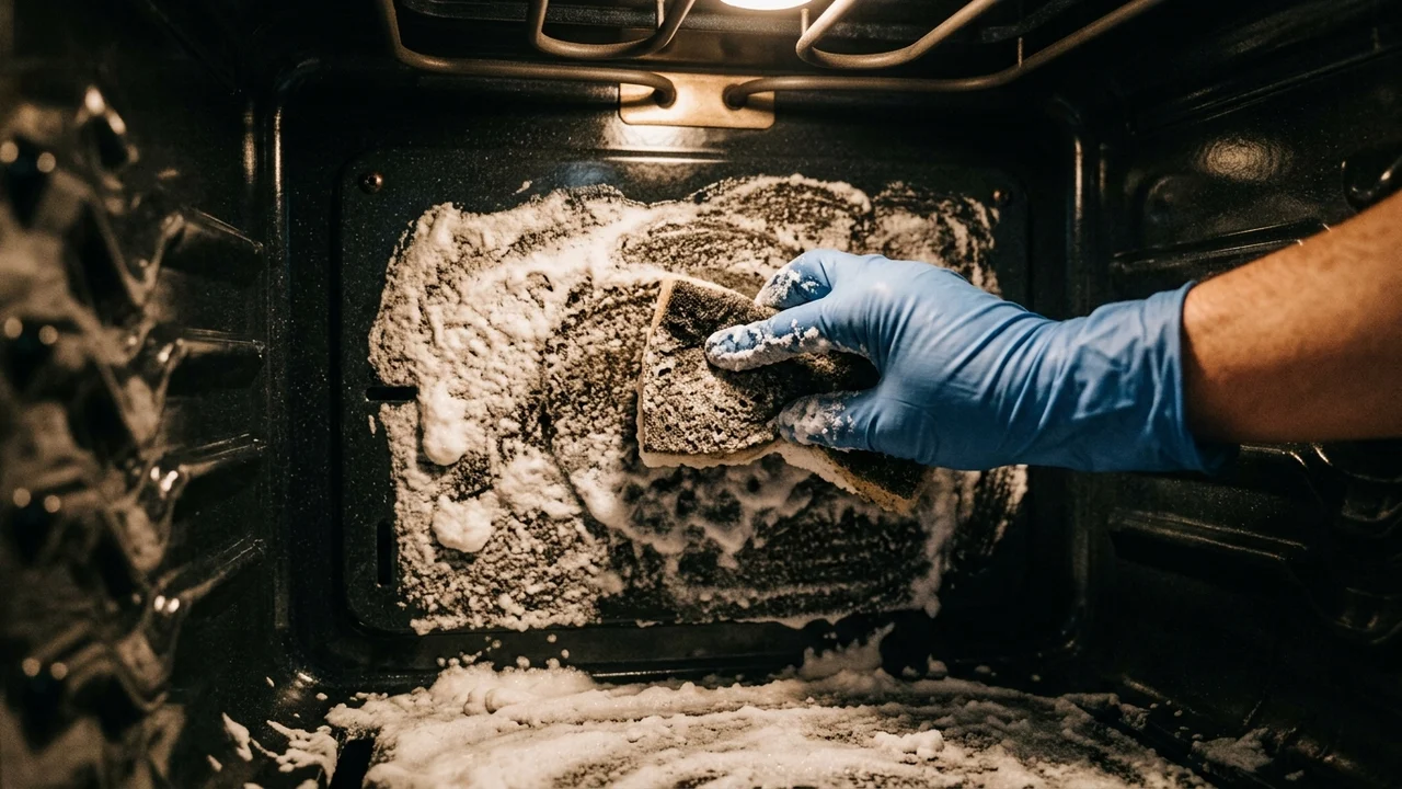 Limpeza de forno: o método noturno que elimina gordura sem químicos tóxicos