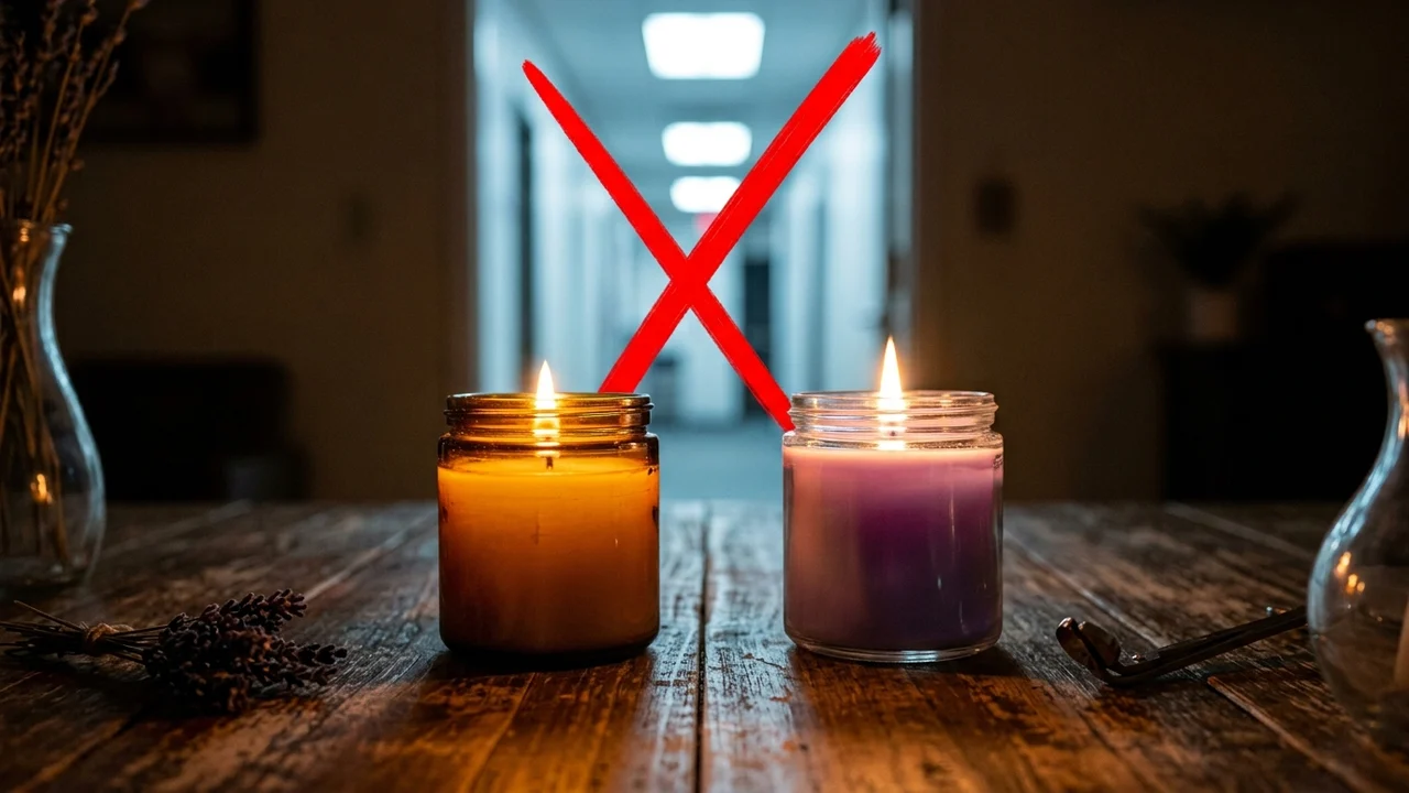 Luz a 1.900 Kelvin e cera 100% vegetal: a ciência de dormir melhor com velas aromáticas