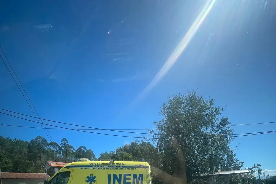 Meios de socorro acionados para o local