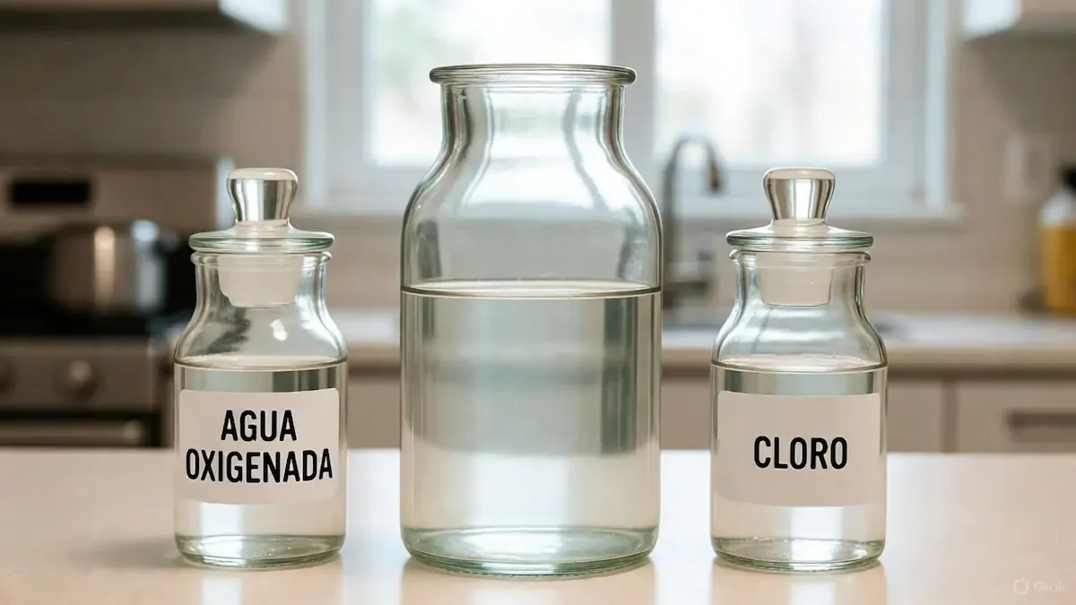 Mezclar agua oxigenada y cloro: por qué esta combinación es tan efectiva y para qué sirve Fuente: Grok