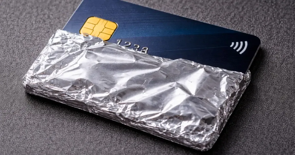 O truque caseiro com papel de alumínio que protege os seus cartões contactless