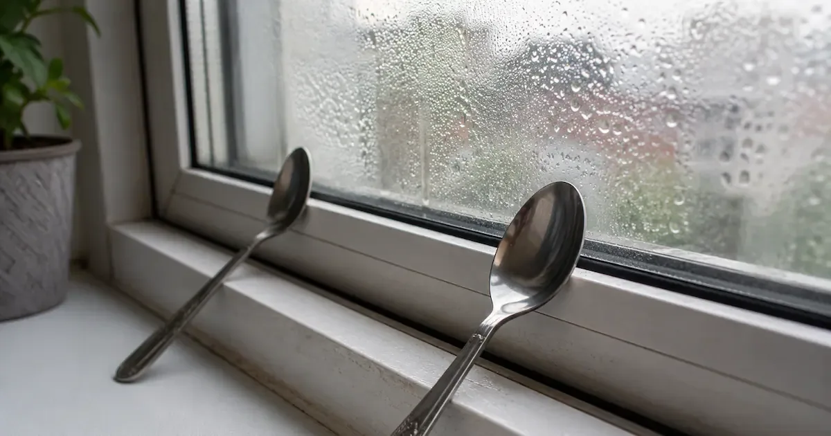 O Truque da Colher de Metal Para Acabar Com a Condensação nas Janelas