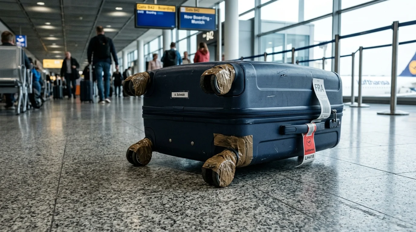 O Truque da Fita Adesiva nas Malas que Está a Mudar a Forma de Viajar