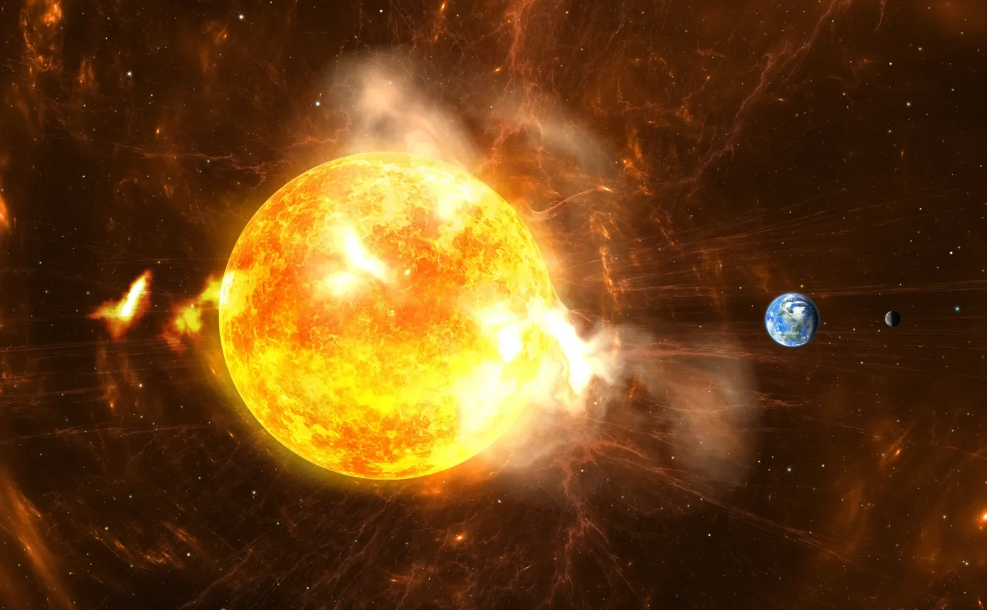 Tempestade Solar Atinge a Terra: Explosão M6.9 Traz Risco Para Satélites e Auroras
