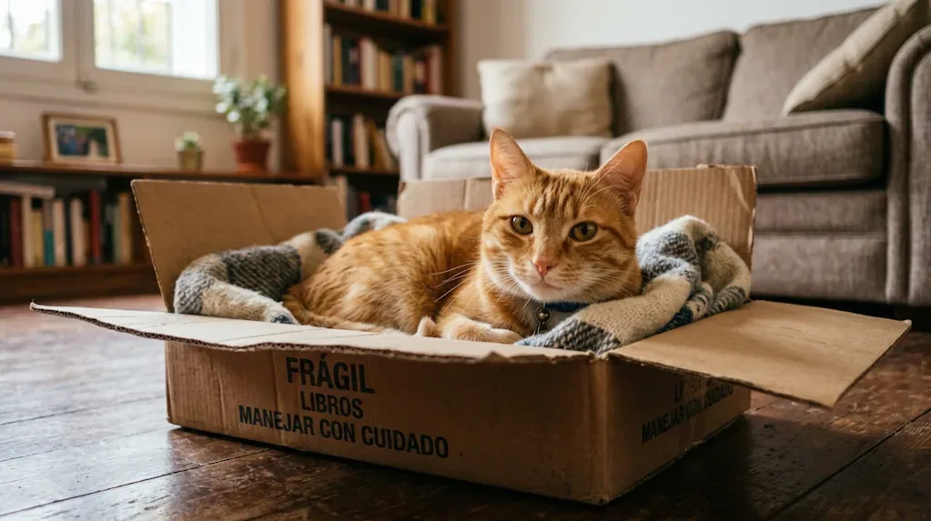 Veterinário revela por que a caixa de cartão é o melhor brinquedo para o seu gato